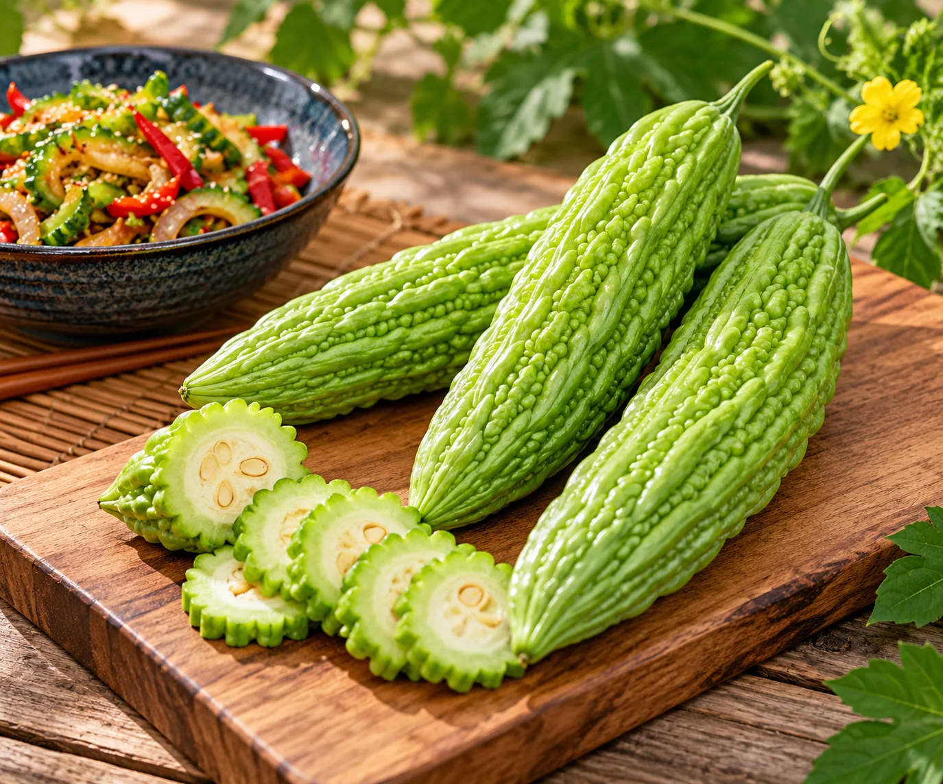 Bitteragurk / bitter melon (sopropo)