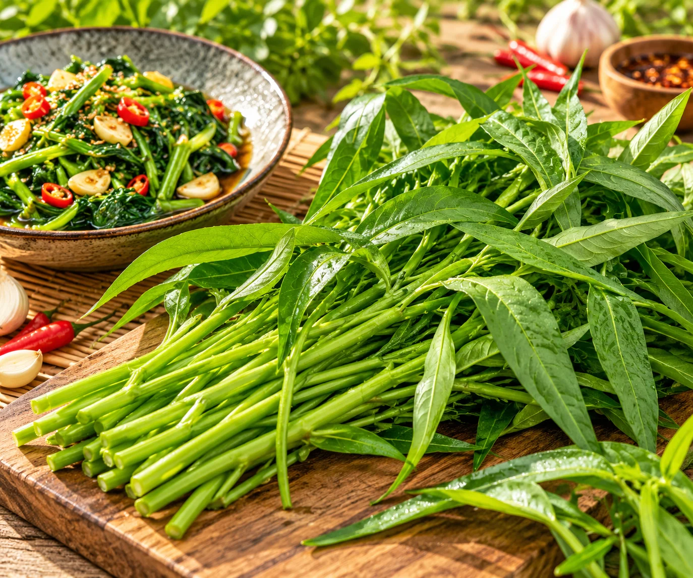 Vandspinat (kangkong / dagoeblad)